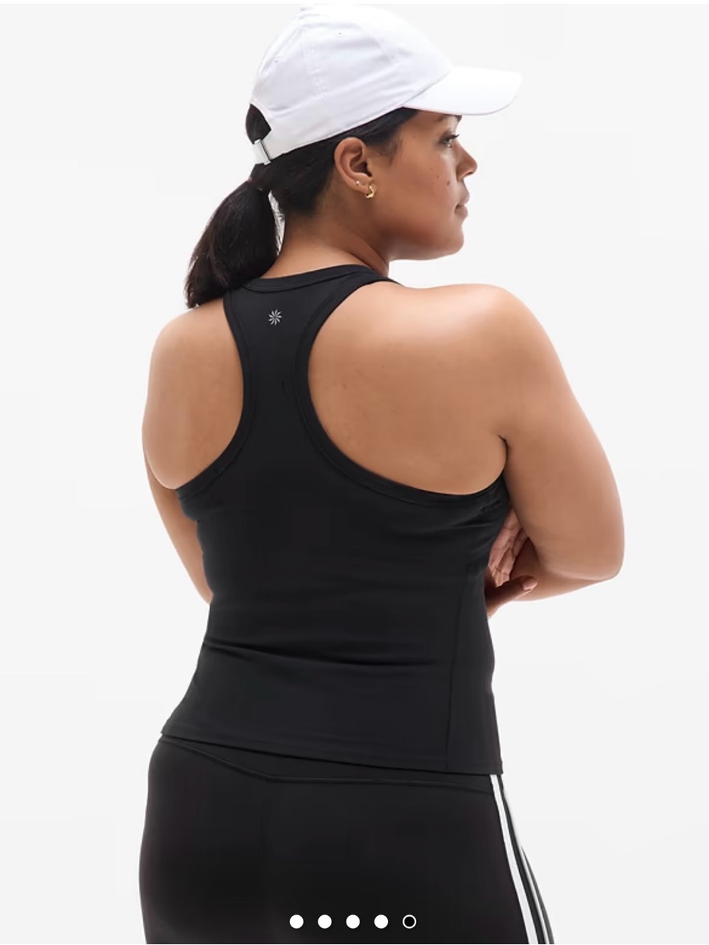 Women's Black Racerback Tank Top - Performance Fit
